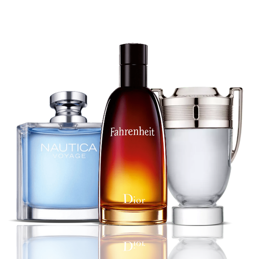 Set de 3 parfumuri | Nautica · Fahrenheit · Invictus