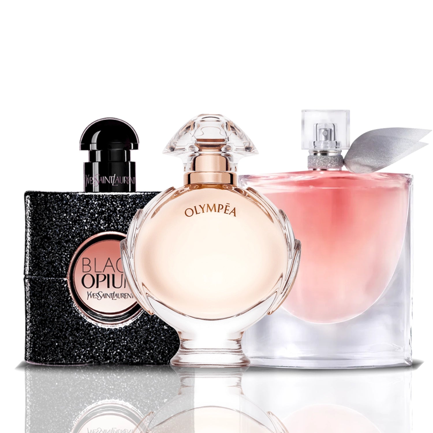 Set de 3 parfumuri | Black Opium · Olympéa · La Vie Est Belle
